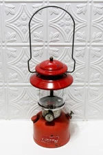 Coleman USA Camp Lantern Model 200A Single Mantle Bulge Globe 12-78 Vtg Parts