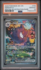 Imagen de 2026 Pokemon 30C EN-30TH Gengar ex Special Illustration Rare 154/128 PSA 10