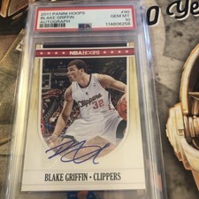 2011 Panini Hoops PSA 10 Blake Griffin Auto Card Clippers