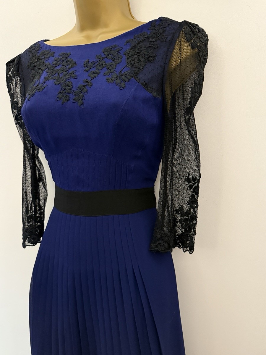 karen millen blue skater dress Like new Karen Millen Blue Iris Skater Dress