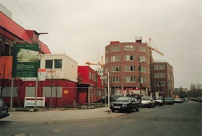 Foto Berlin Charlottenburger Spreebogen Baustelle 1993 ca. 9 x 13 cm H4523d
