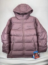 Columbia Youth Pike Lake II Hooded Jacket Fig Mauve Medium 10/12 NWT 90 MSRP