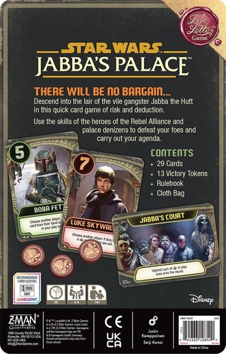 Jabba's Palace: A Love Letter Game - Picture 4 of 4
