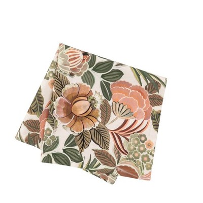 SANDER Mira Baumwoll-Mitteldecke Tischdecke Tischwäsche Blumen Baumwolle sage