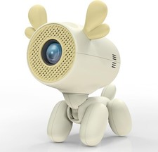 Portable Projector with Wi-Fi6 & BT 5.0 Support for Netflix/YouTube/Primevideo