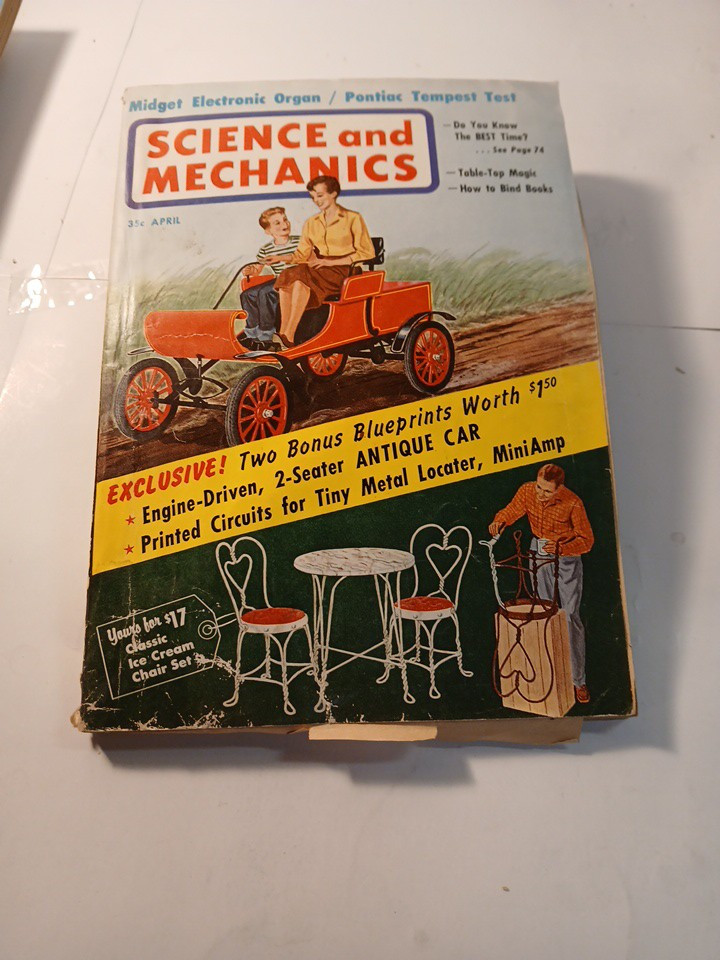 Science and Mechanics Magazine Vintage April 1961 Bonus Blueprints | eBay