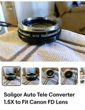 Soligor Auto Tele Converter 1.5X to Fit Canon FD Lens