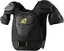 Chest Protector, Bantam Roost Deflector, TPR Shield, Black, Youth L/XL
