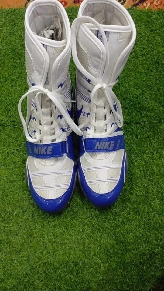Nike Hyper KO White & Blue Boxing Shoes for Men in All Sizes | eBay
