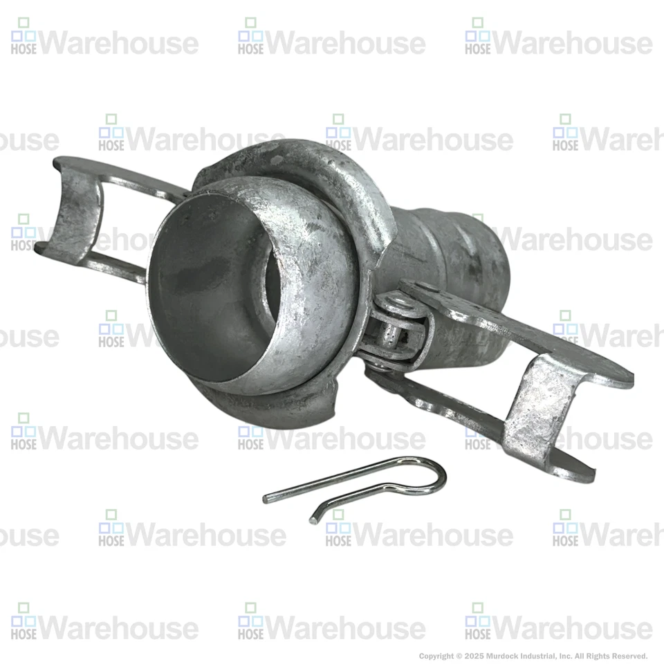 Acoplador de vástago de manguera genuino Dixon MC30912 tipo B 1-1/2" macho Camlock × 1-1/2" Foto 2 de 4