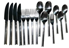 Lot of 15 pcs Mercury by Retroneu 18 8 Japan Flatware