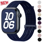 Nylon Loop Band Strap For Apple Watch Series 11 10 9 8 7 6 SE 5 4 Ultra 3 2 49mm