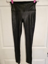 SPANX 'Faux Leather Leggings - Shaping Waist. - M, Black. Spanx Leggings