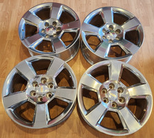 Set 4 20 Chevy Silverado 1500 Gmc Factory Oem Alloy Rims 20x9 2014-2020