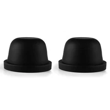 2X Universal Headlight Rubber Dust Cover Cap Seal For Car LED HID Xenon Bulbs