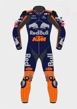 NEW KTM MEN'S RACING 1 PIECE MOTORCYCLE MOTO GP BIKER LEATHER SUIT