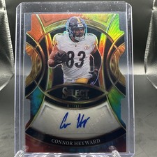 2025 Panini Select - Signatures Connor Heyward  Tie-Dye Prizm Die-Cut /25 