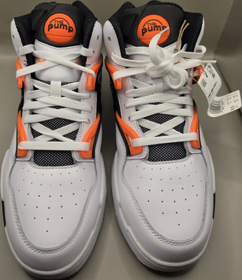 Reebok Pump Omni Zone II Dee Brown G57540 Men's Sneakers White Orange Black 2021