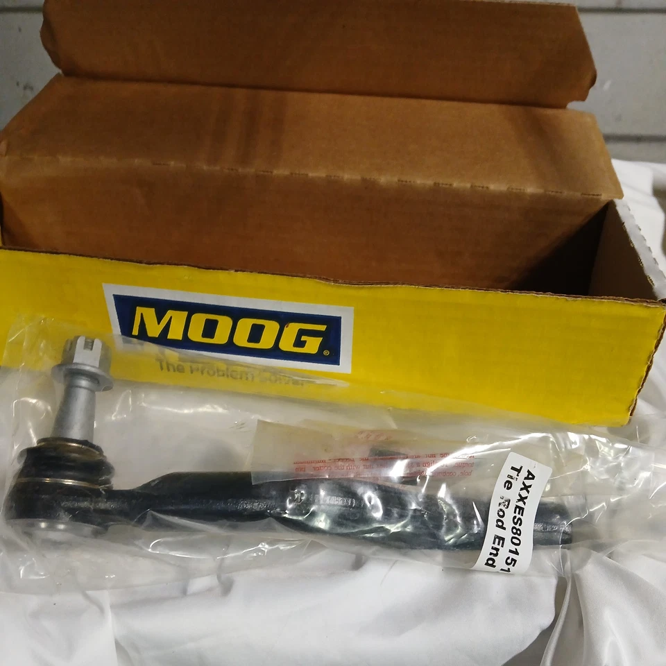 Extremo de varilla de amarre de dirección Moog ES801512 para Chrysler Pacifica 17-20 Foto 3 de 4