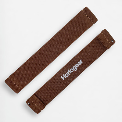 HORLOFLEX (Brown) Watch Strap Band for Swatch Omega Speedmaster MoonSwatch