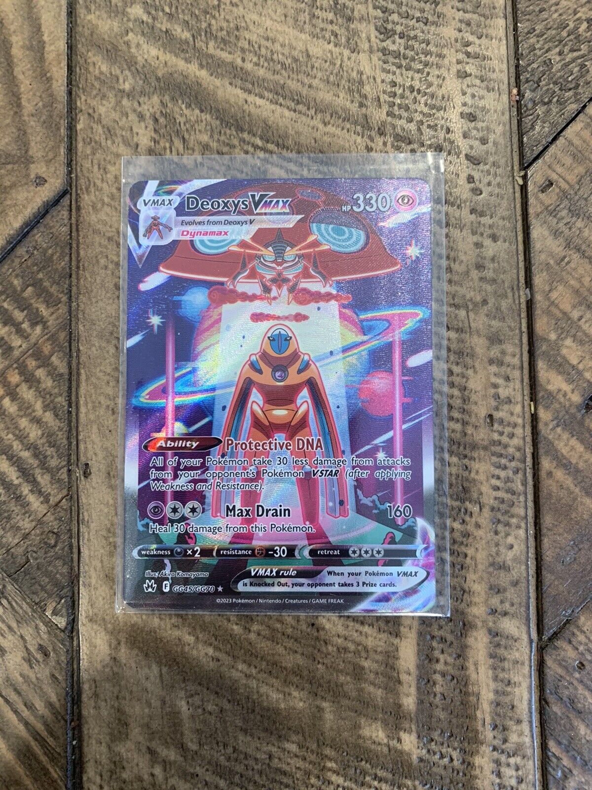 Mavin  Deoxys VMax GG45/GG70 Galarian Gallery Full Art Pokemon Crown  Zenith MINT