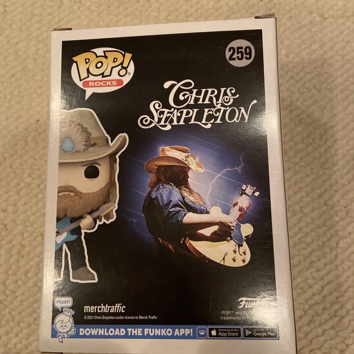 Funko Pop! Chris Stapleton Vinylfigur, 9,5 Cm, Offizielle Sammlerfigur Für Musikfans