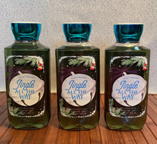 Bath Body Works Jingle All the Way Shower Gel 3 Bottles-10oz each-Discontinued