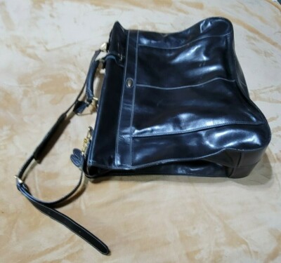 Vintage Ace Luggage Japan Leather Hanging Wardrobe Bag--Almost