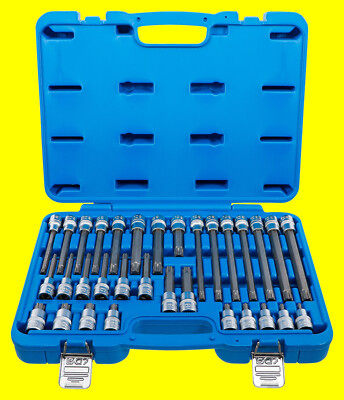 BGS 5183 Satz Ribe Bit Einsätze Bits 55 100 140 200mm Länge 32 teilig mit Koffer