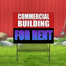 Commercial Building For Rent Indoor Outdoor Coroplast Yard Sign 