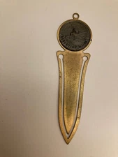 Desert of Maine Brass and Pewter Souvenir Bookmark