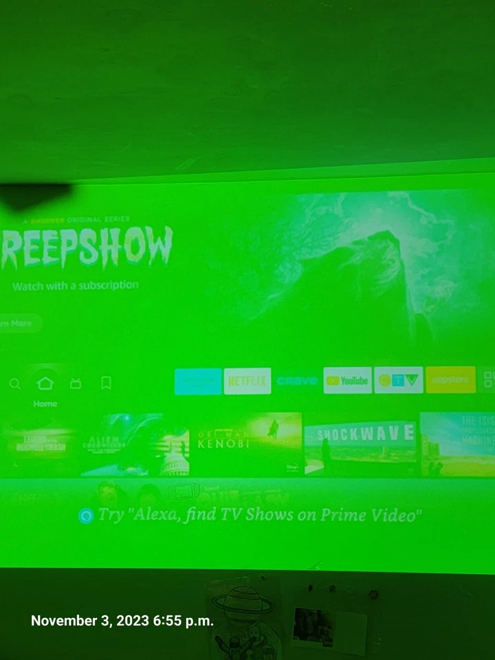 Epson PowerLite 1284 Wireless HD WUXGA 3LCD Projector 1920x1200: Parts/FIX - Image 2 of 3