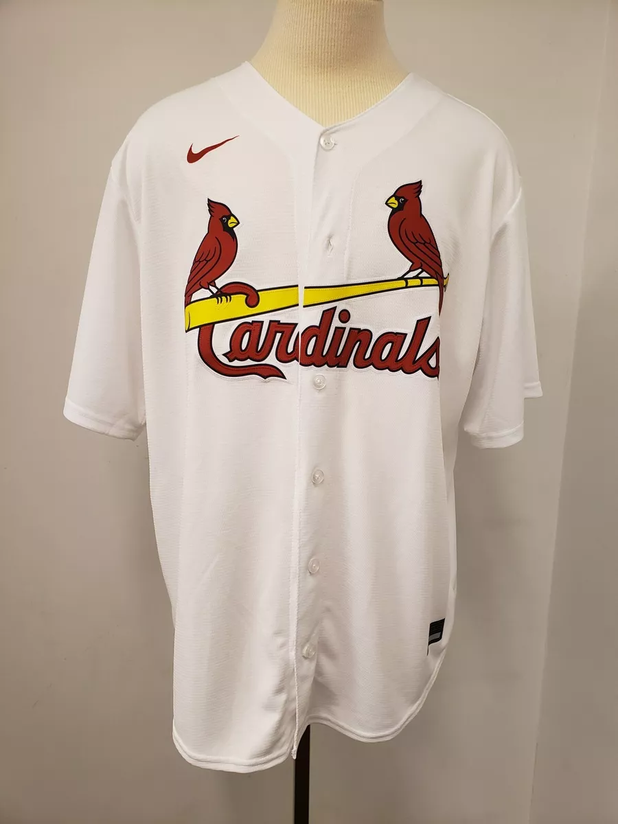 St Louis Cardinals Nike Genuine Merchandise Red White & Blue Shirt  Jersey Small