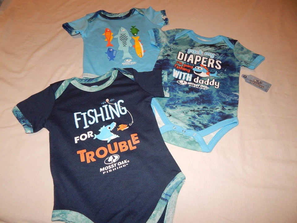 Conjunto de 3 body de roble musgo para bebé niño talla 0/3 3/6 6/9 12 18 24 meses conjunto Foto 3 de 4