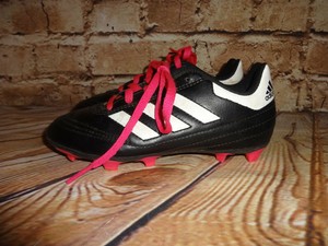 Adidas Youth Girls Soccer Cleats Shoes Size 13K Black White Pink SGC 753002 | eBay