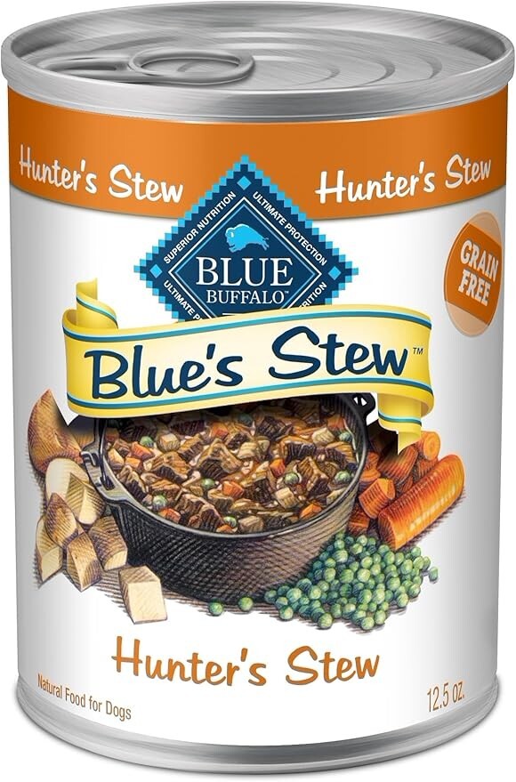 Blue Buffalo Blue's Stew Grain-Free Wet Dog Food, Made with Natural Ingredients