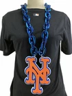 New MLB New York Mets BLUE Fan Chain Big Necklace Foam