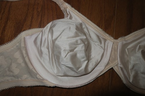 40C WACOAL ❤️ UNGEFÜTTERTER VOLLFLÄCHIGER BH BÜGEL ❤️ BEIGE NUDE SEXY ❤️ SATIN 40 C - Bild 5 von 6