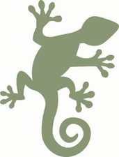 Gecko Decal Sticker Car Truck SUV Bumper Laptop Wall Tablet Trailer Window YETI