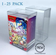 Pokémon Booster Bundle Box Protector - 0.6mm Thick - Strong Plastic (1-25 Pack)