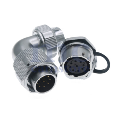 WEIPU WY20 9Pin Waterproof Connector Plug Socket, LED Panel Mount Connector Plug