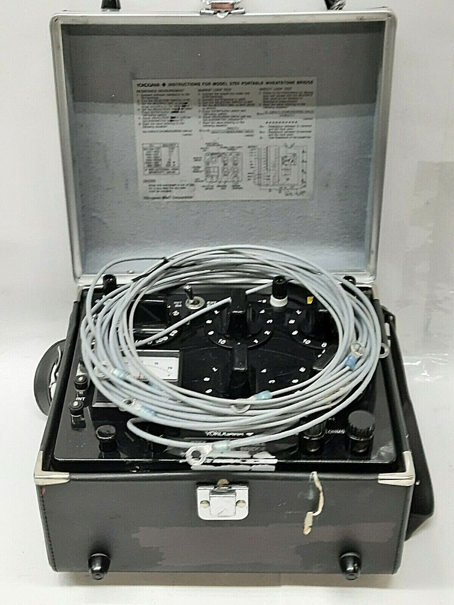 PIYO.Kです！ YOKOGAWA MODEL 275597 WHEATSTONE BRIDGE KIT | eBay