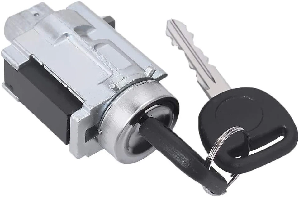 Cilindro de bloqueo de encendido con llave e interruptor de encendido para 99-05 Pontiac Grand Am Foto 3 de 4