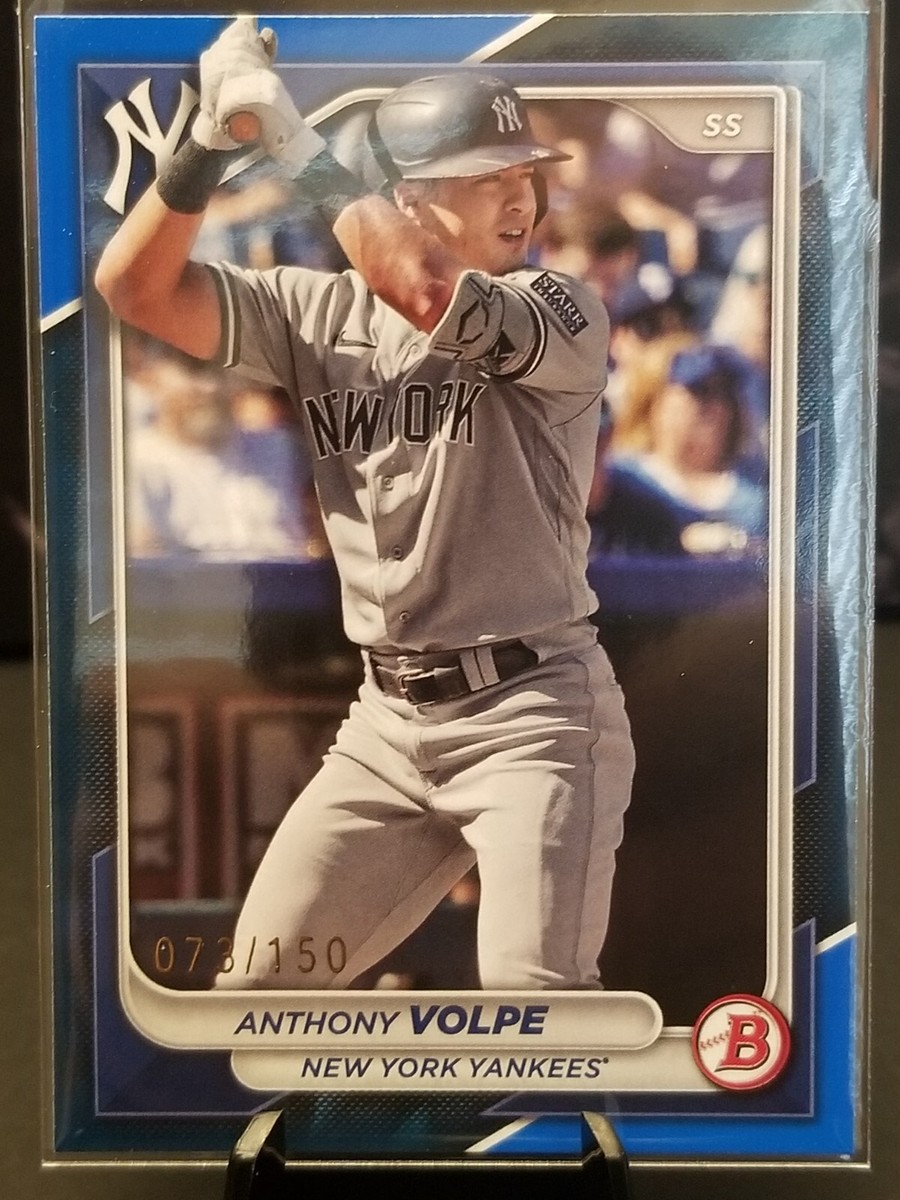 2024 Bowman Anthony Volpe Blue #73/150 New York Yankees #76 | eBay