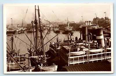 POSTKARTE BUENOS ARIES DOCKS VERSAND VERSAND RPPC SDHG