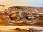 Vintage-Anchor Hocking 6oz Clear Glass Custard Cups/Ramekins Set Of 2