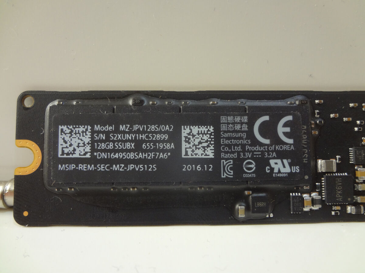 Samsung MZ-JPV128S/0A2 SSUBX 128GB SSD for MacBook Air/Pro Samsung MZ-JPV128S/0A2 SSUBX 128GB SSD for MacBook Air/Pro