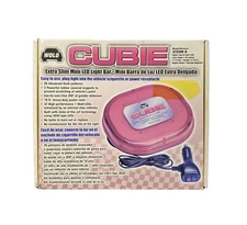 Wolo Cubie 3725M-A Extra Slim Mini LED Light Bar Amber Lens Clear LED NOB