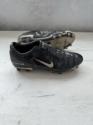 Nike Total 90 Zoom Air Black Metallic Football Soccer Cleats Boots