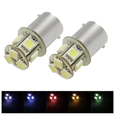 24v Side Light 149 246 R5W R10W 8 SMD BA15s LED Hella Spot Bulbs HGV Truck - Image 3 of 4